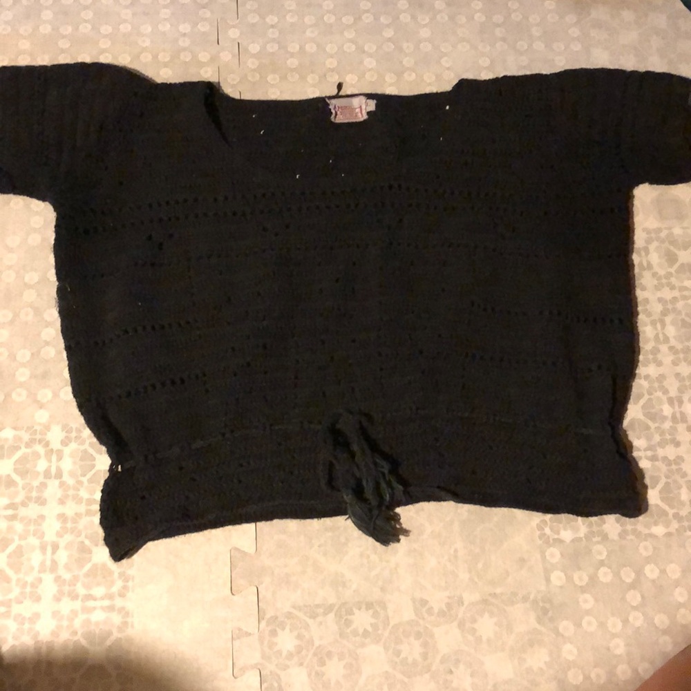 Knit crop top
